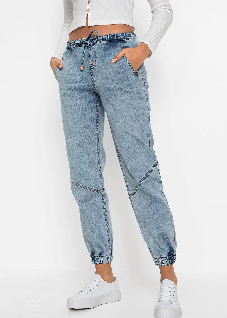 Jogg Jeans Mid Waist, stretch