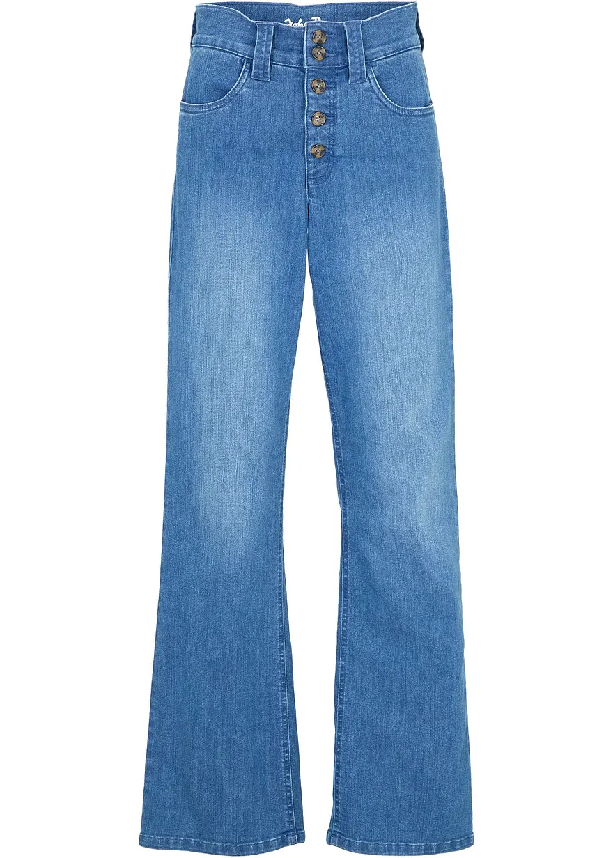 Straight-Jeans High Waist, Stretch