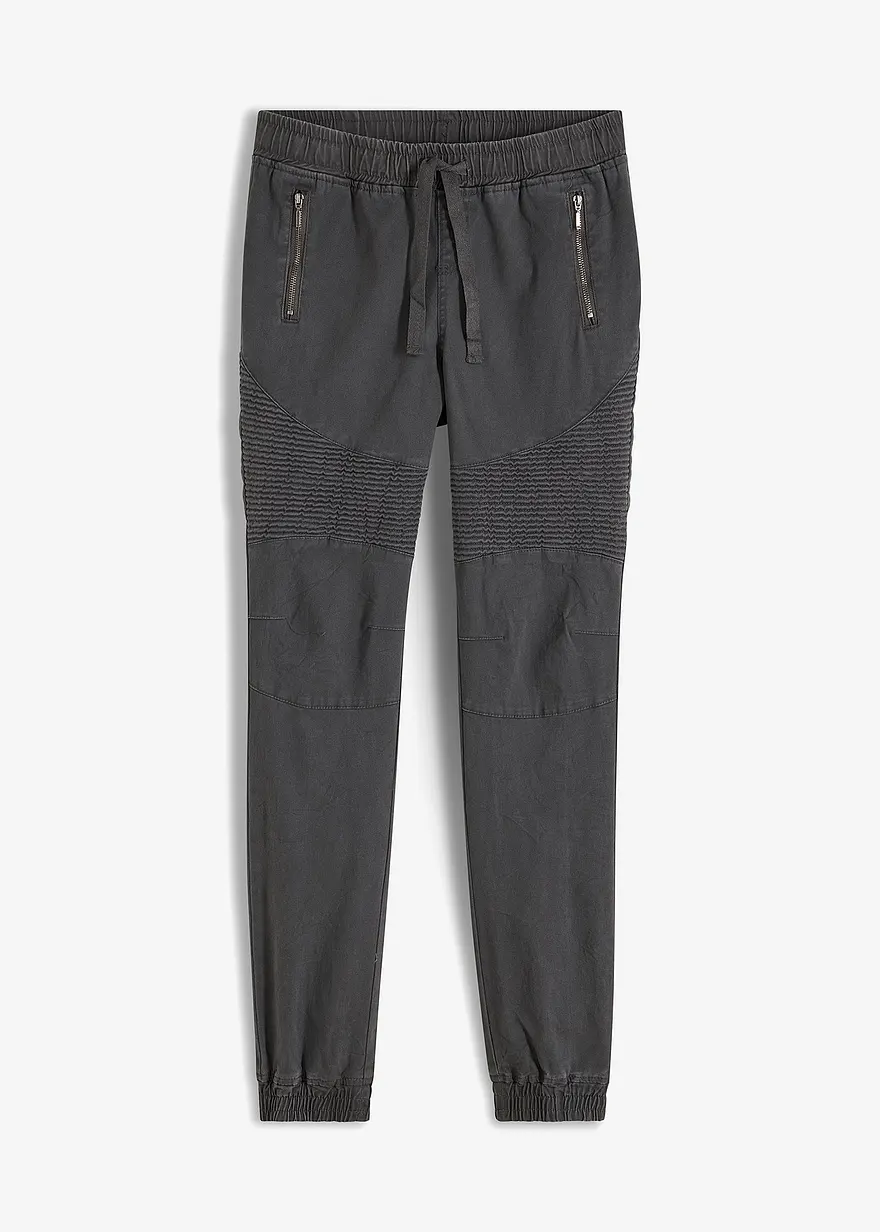 Hose mit Biker- Details