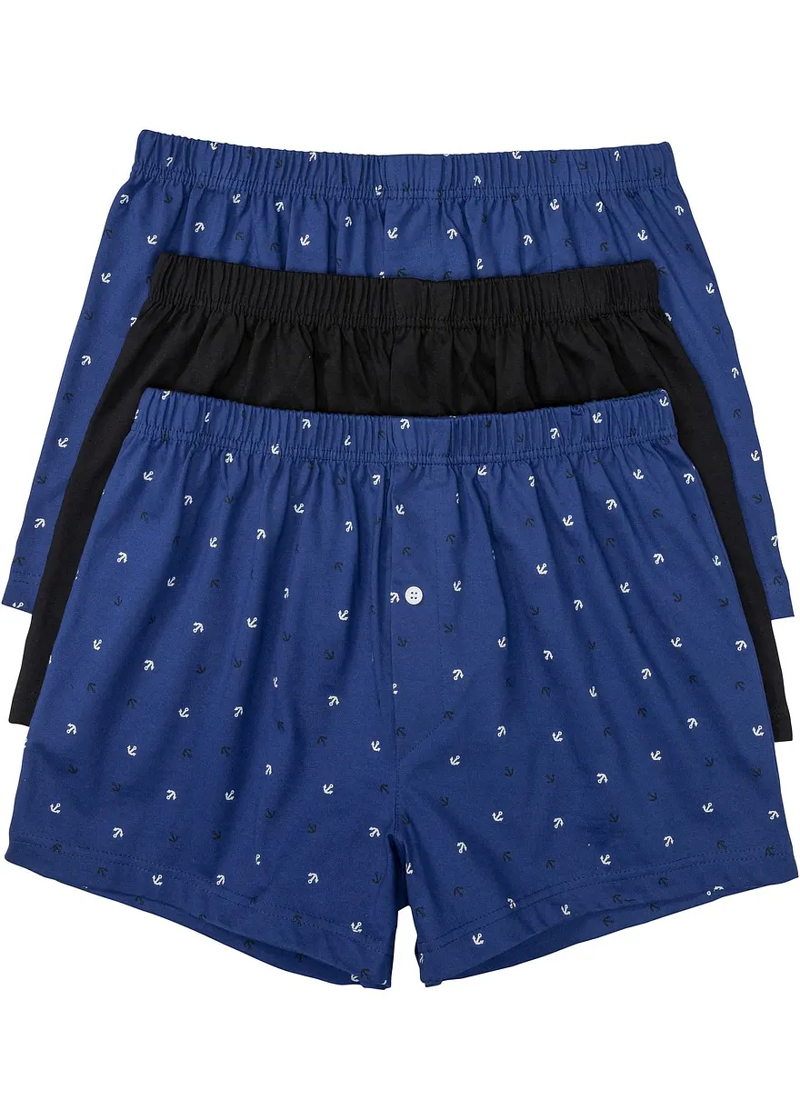 Lockere Jersey Boxershorts (3er Pack)