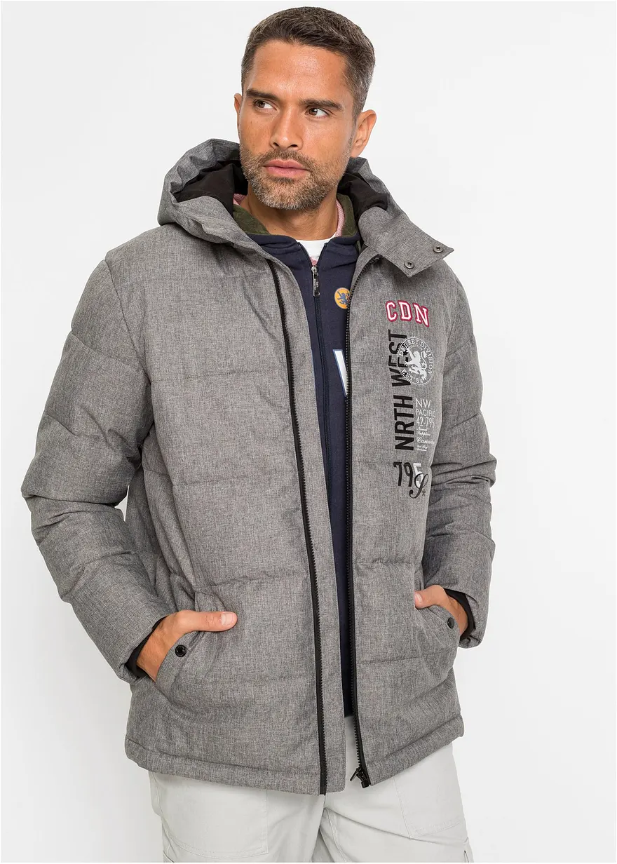 Warm wattierte Outdoorjacke