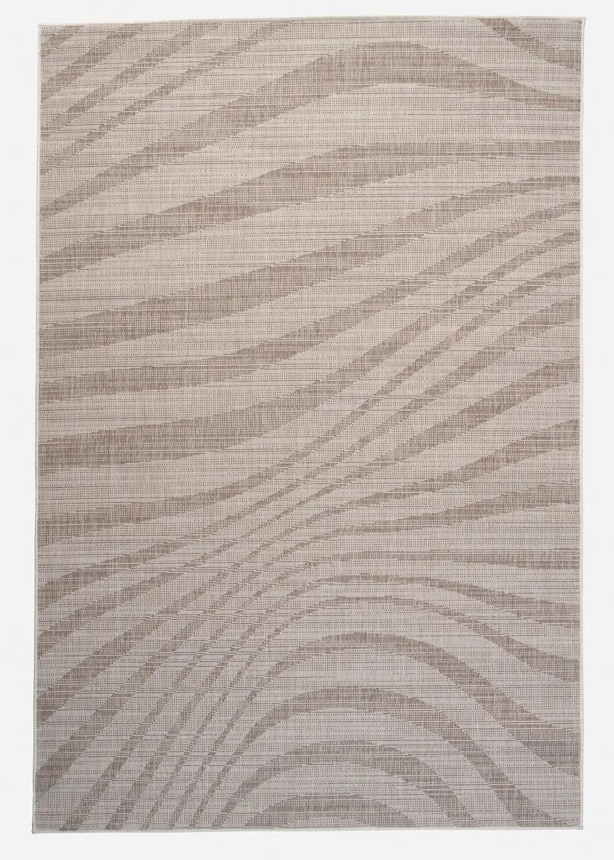 In-und Outdoor Teppich mit Zebra Musterung