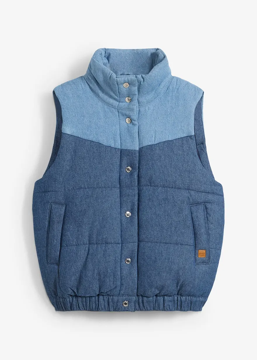 Jeans-Steppweste