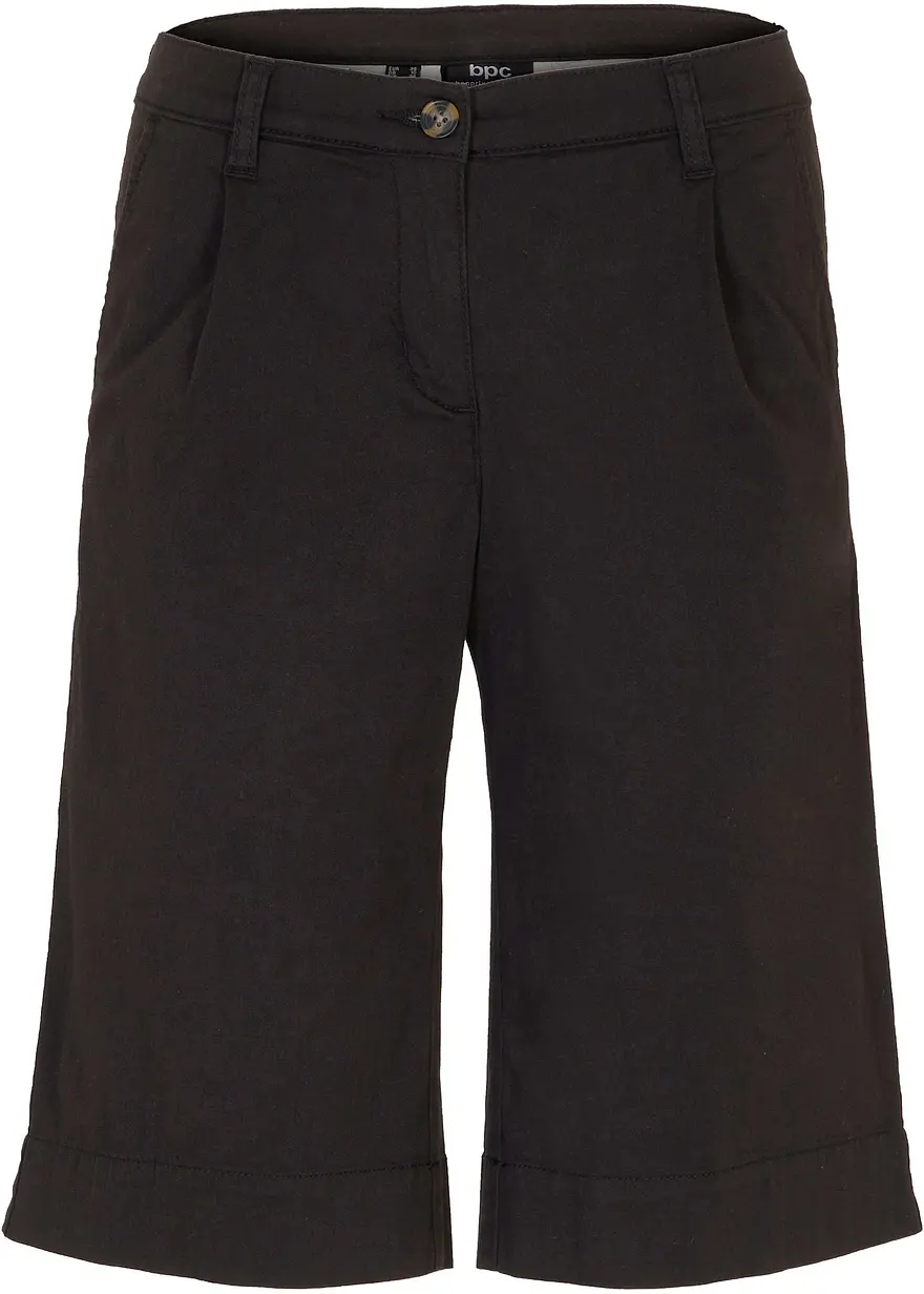 Weite Twill-Shorts