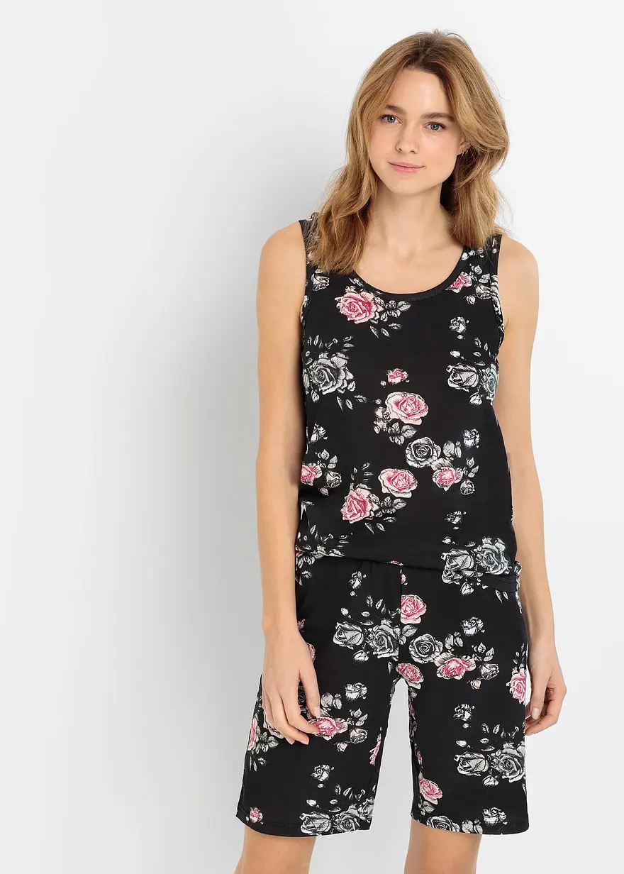 Shorty mit Spitze und Bermuda Shorts