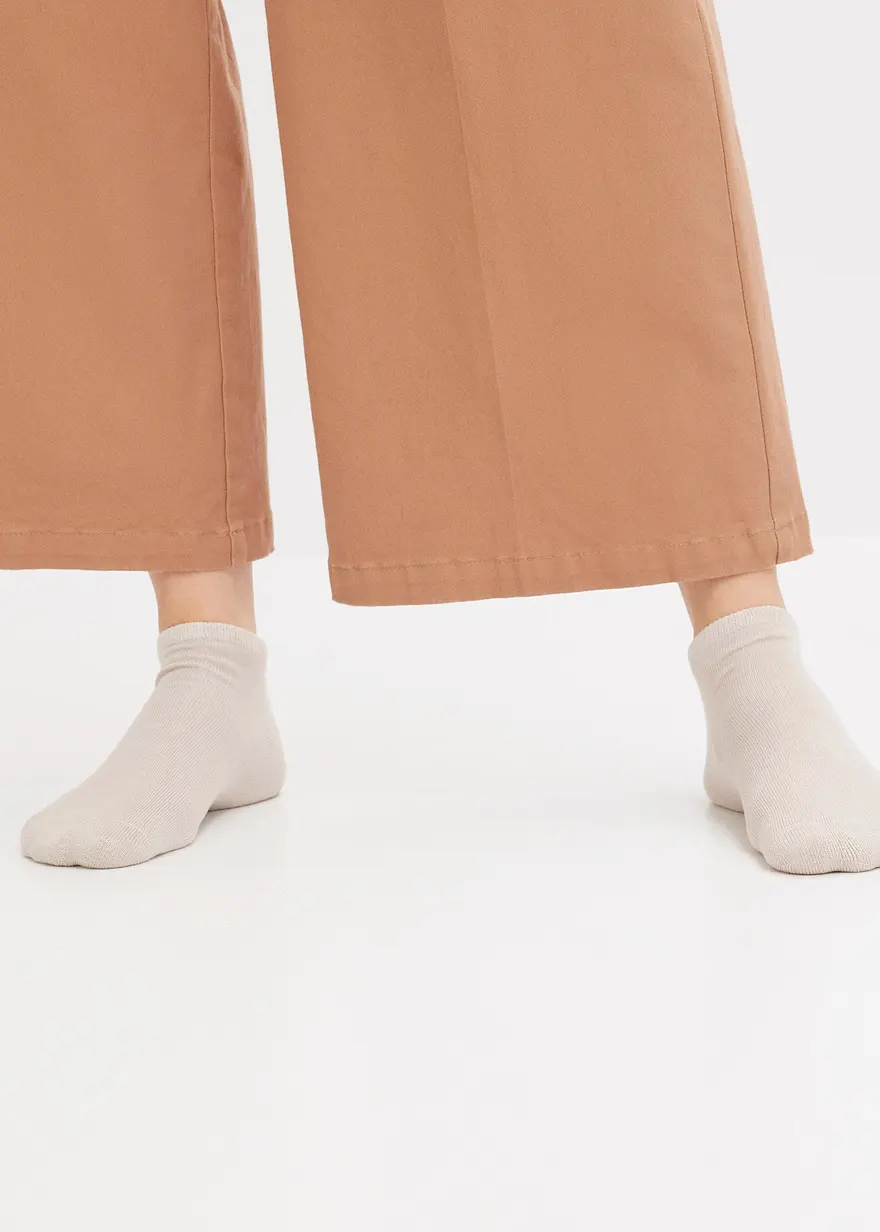 Sneakersocken mit Innenfrottee in Sohle mit Bio-Baumwolle (8er Pack)