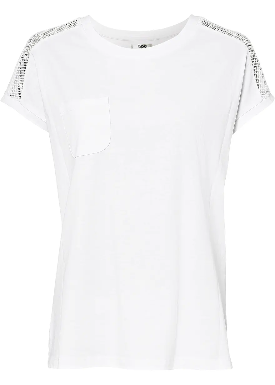Lockeres Shirt mit Spitze