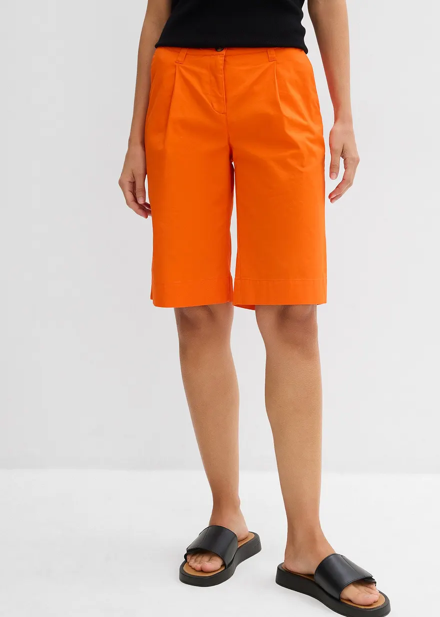 Weite Twill-Shorts