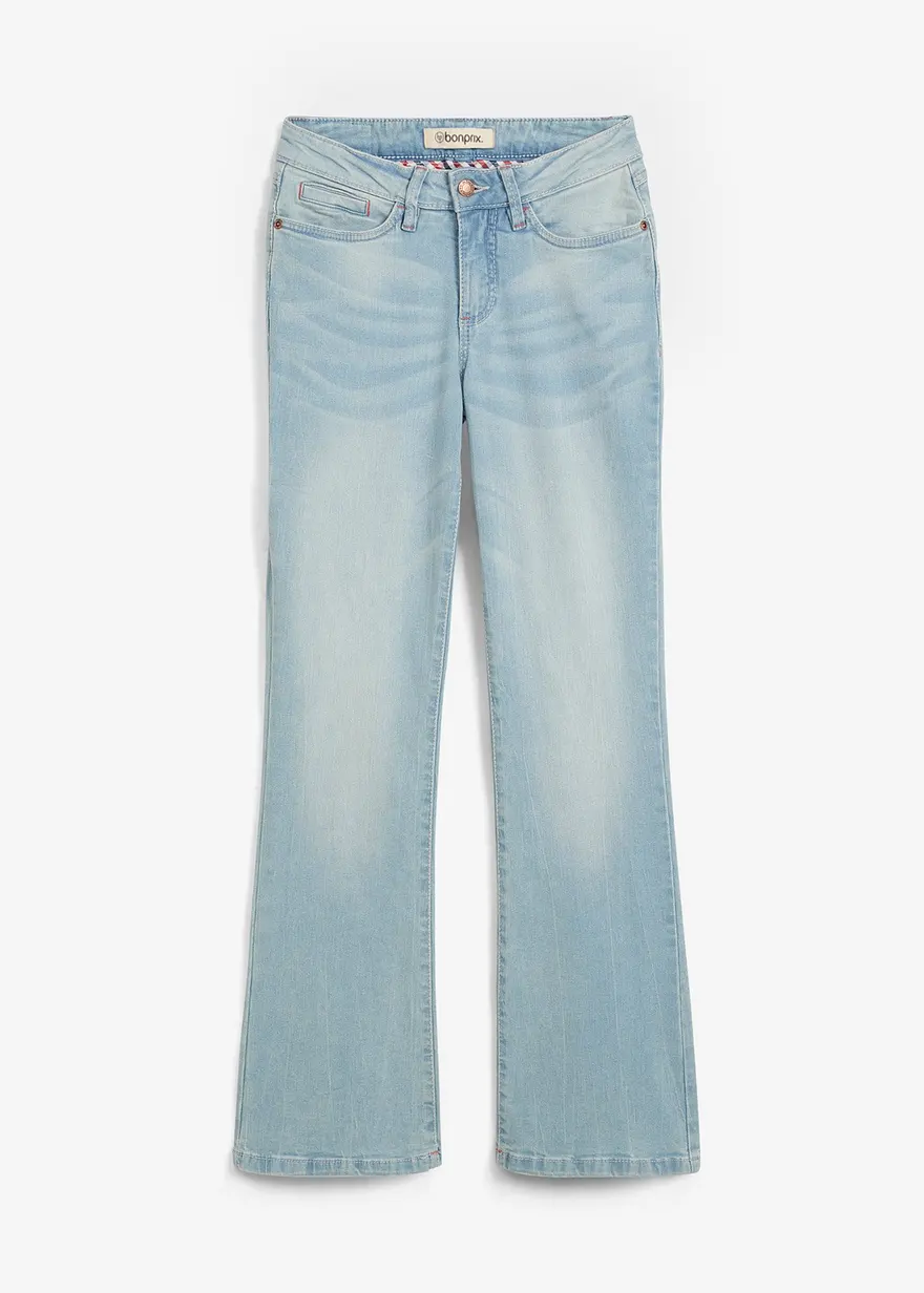 Bootcut Jeans Mid Waist, Stretch