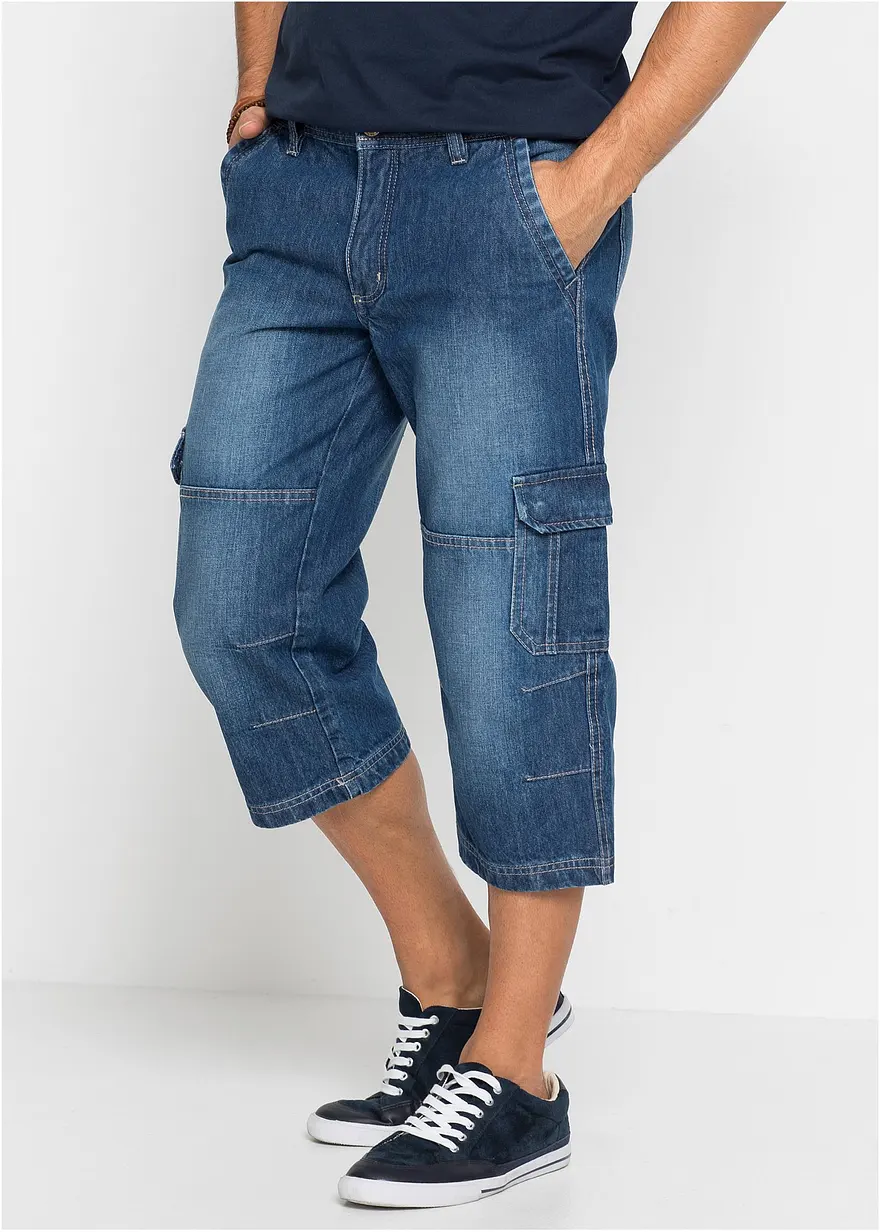 Regular Fit 3/4 Cargojeans, Straight
