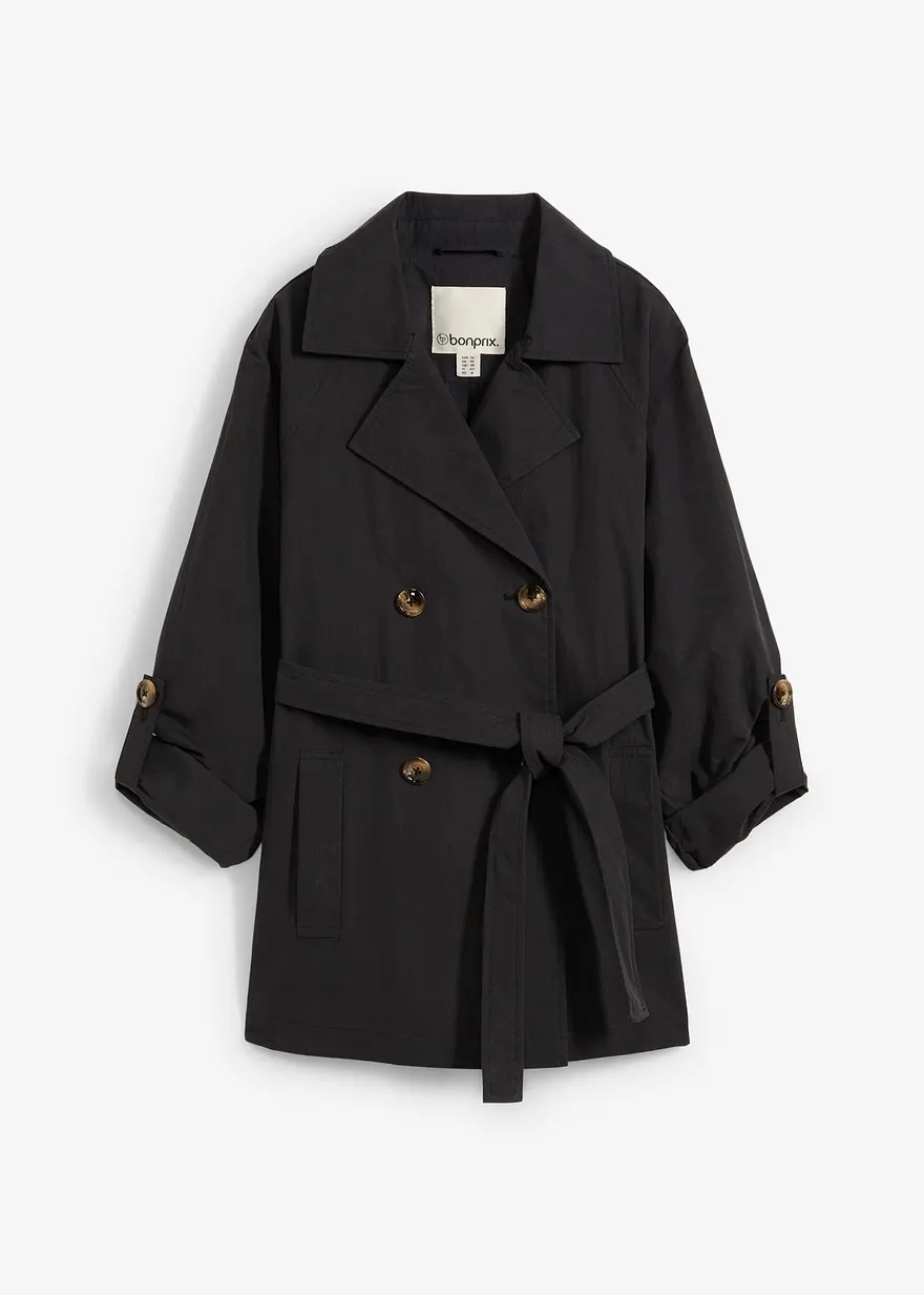 kurzer Trenchcoat