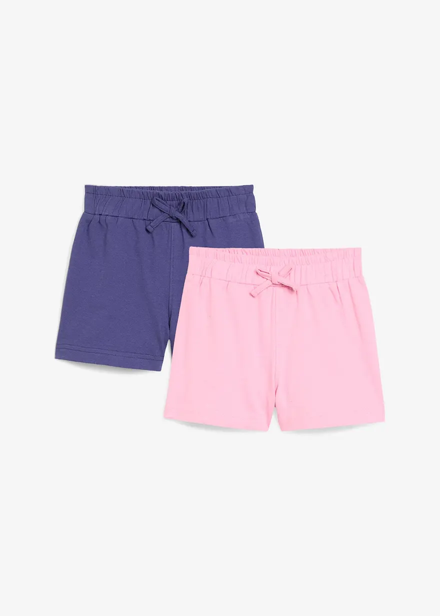 Jersey-Shorts aus reiner Bio-Baumwolle (2er Pack)