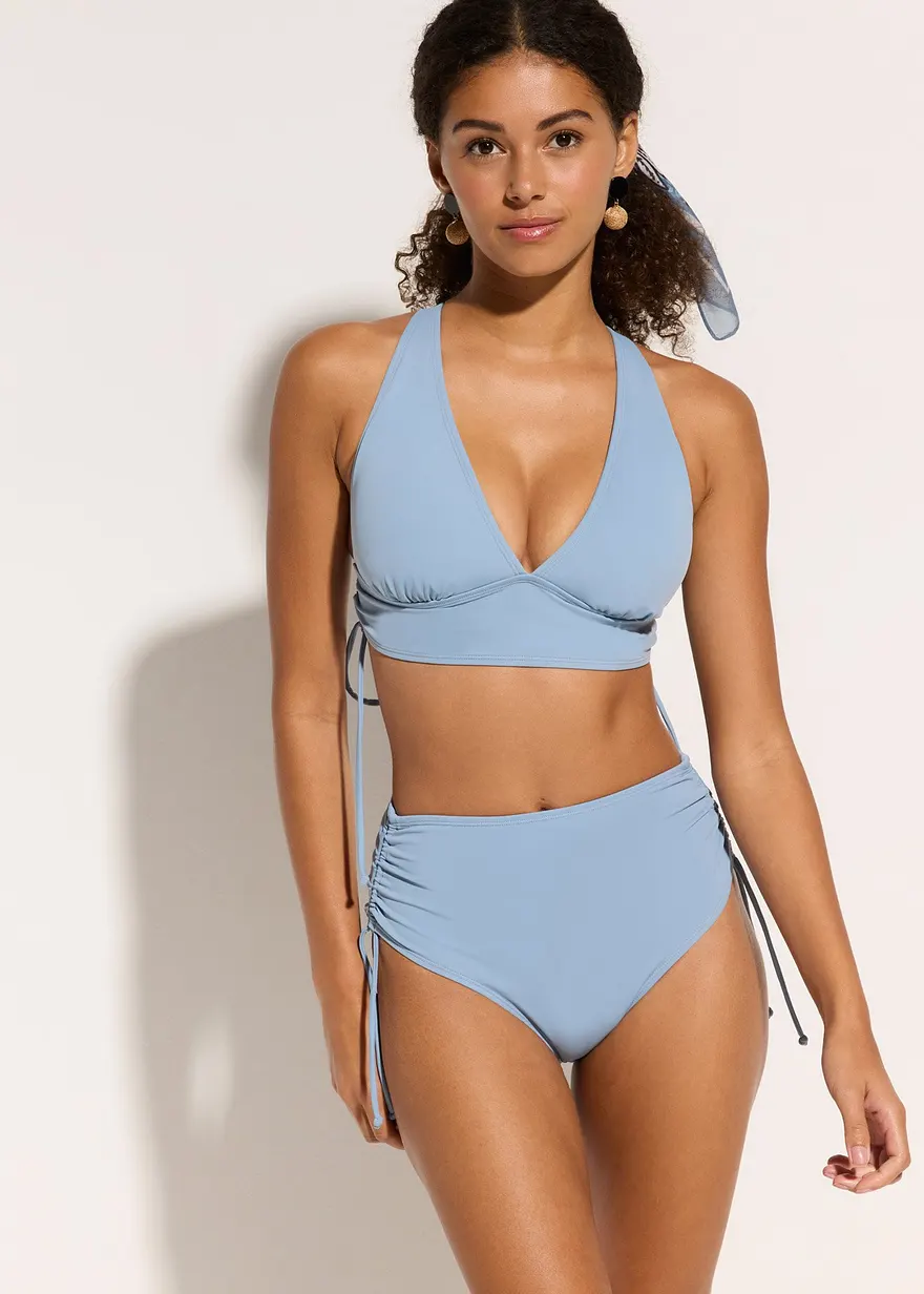 Bustier-Bikini (2-tlg.Set) mit gekreutzten Trägern