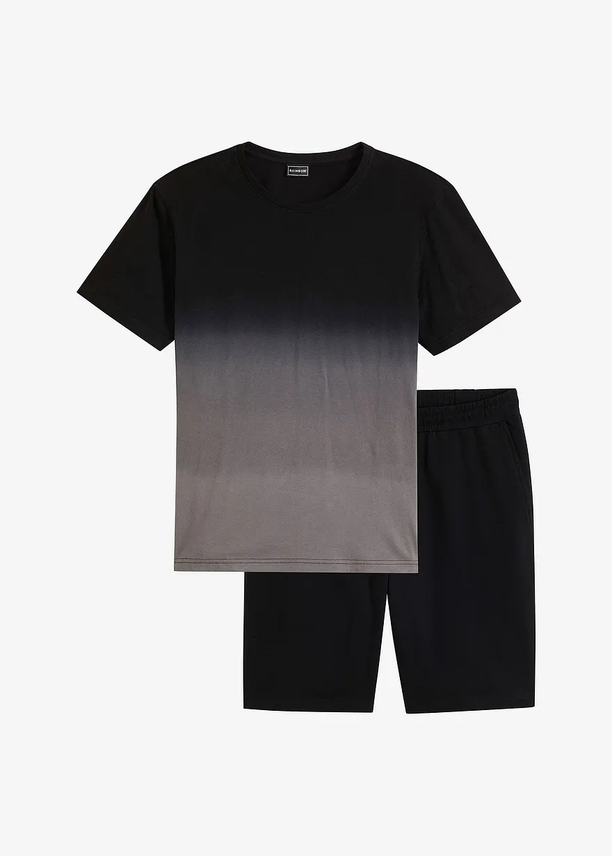 T-Shirt und Sweat-Bermuda (2-tlg.Set), Regular Fit