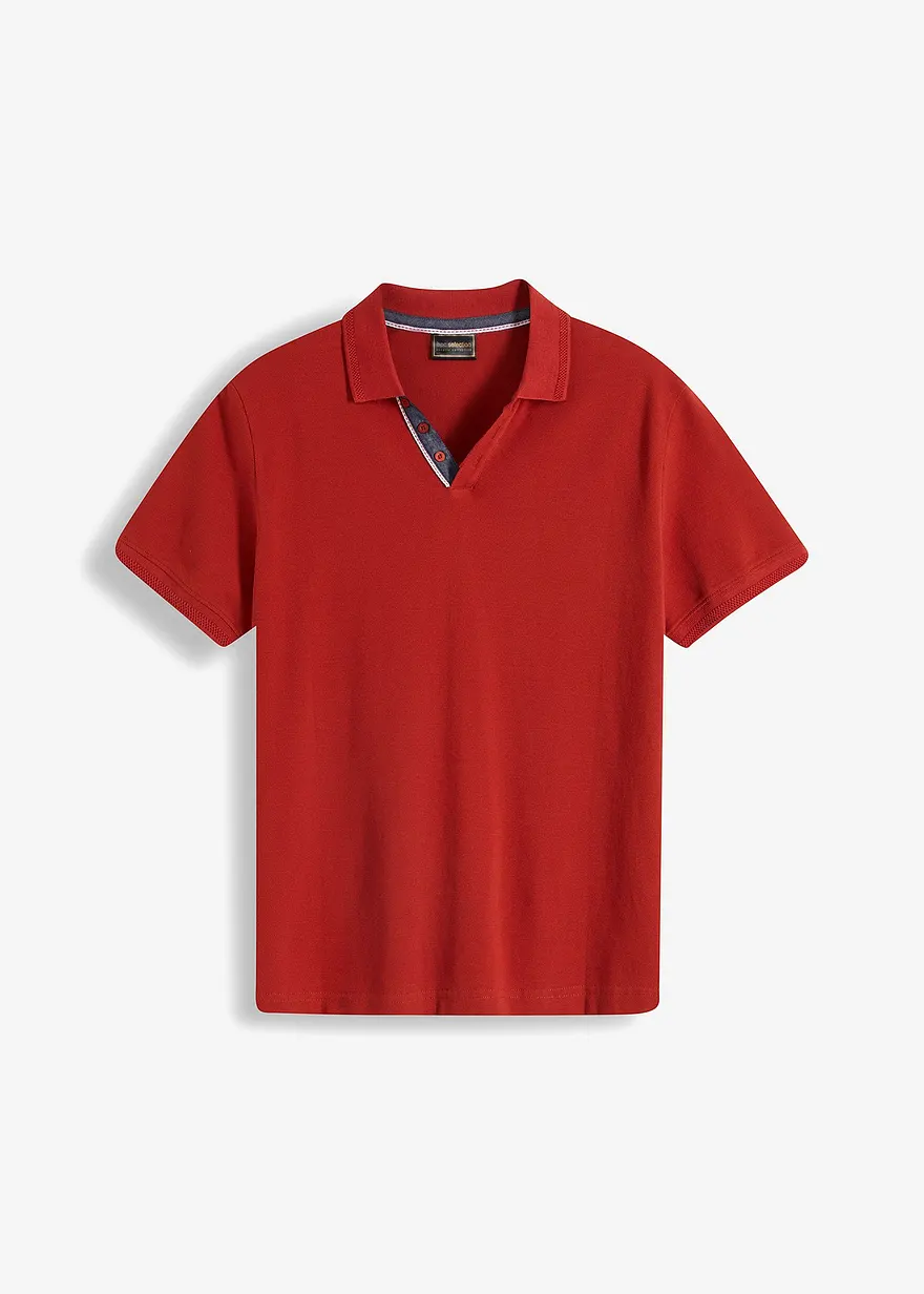Piqué-Poloshirt aus reiner Bio-Baumwolle, Kurzarm