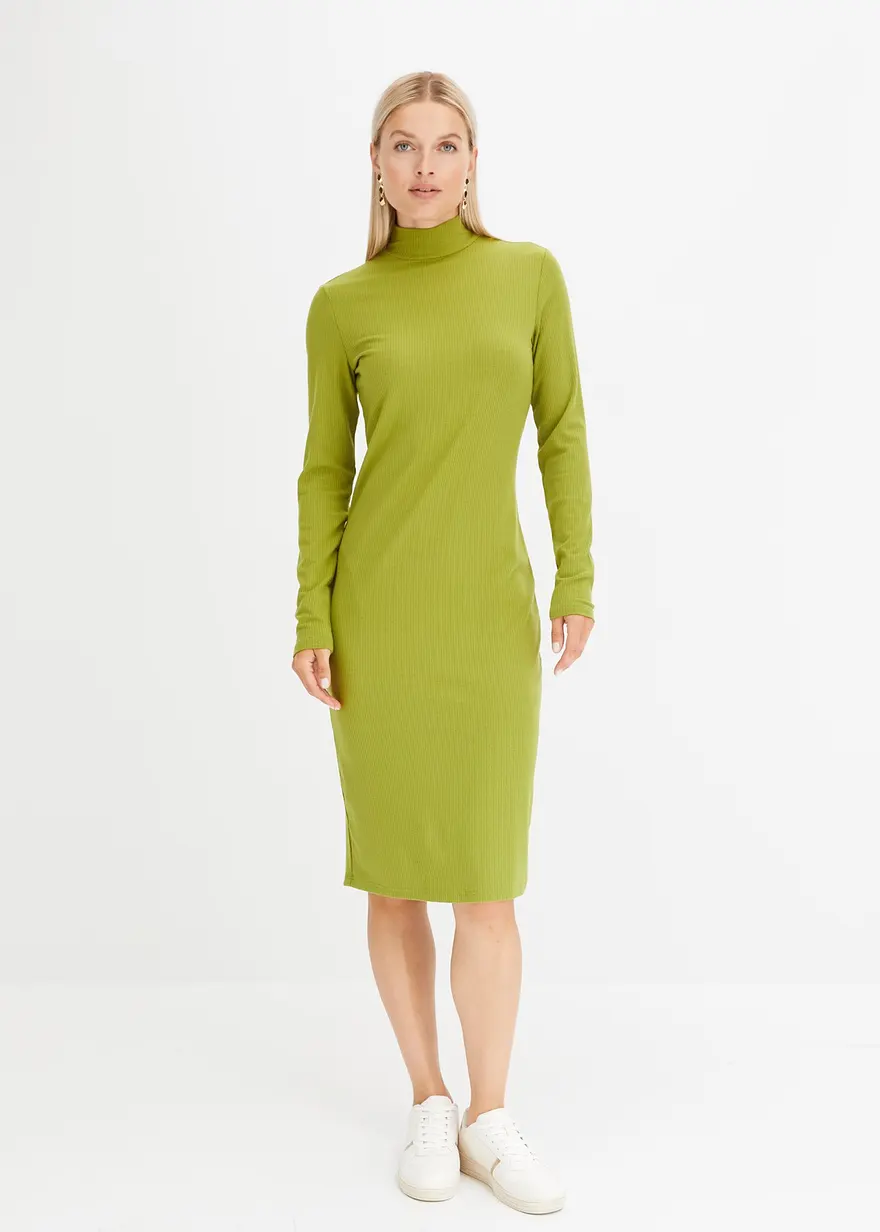 Jerseykleid aus fließender Viskose
