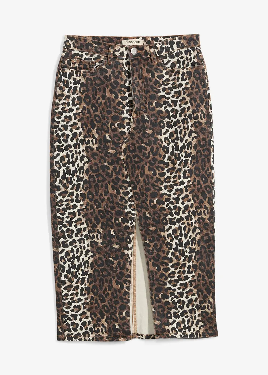 Twill-Rock aus Baumwolle mit Stretch