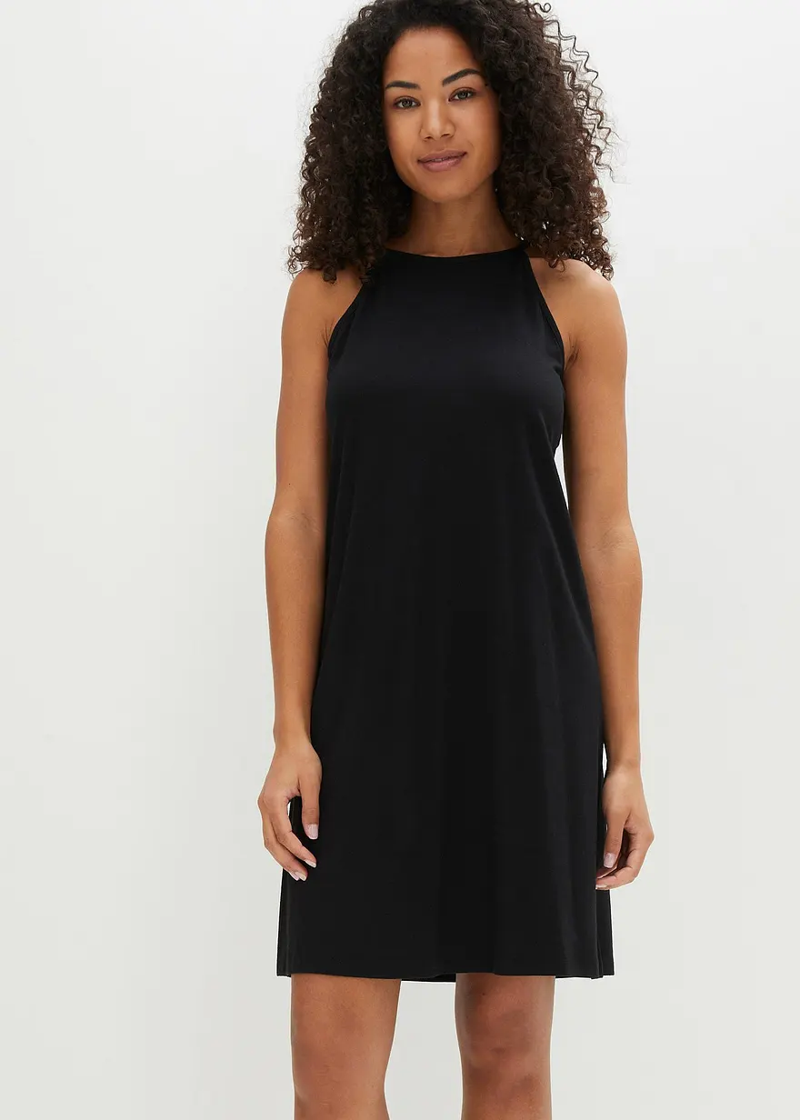 Jerseykleid aus fließendem Lyocell-Mix