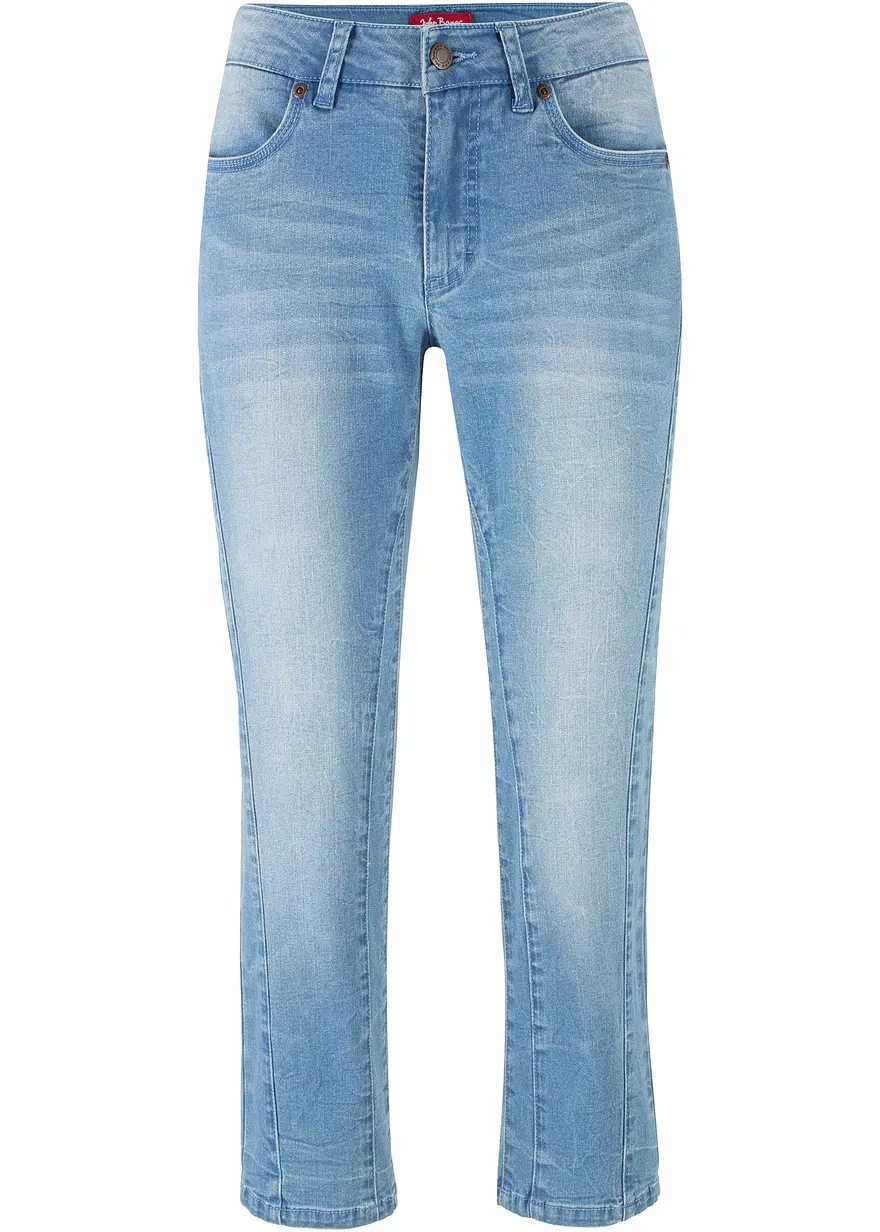 Slim-Fit-Jeans Mid Waist, cropped