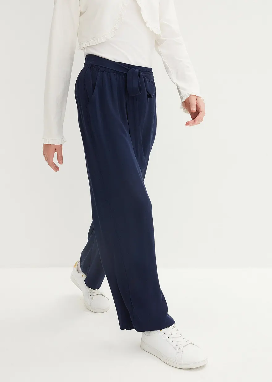 Palazzo-Hose aus softer Viskose