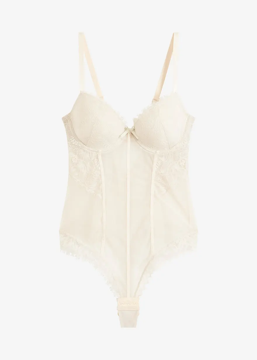 Stringbody mit dehnbarer Spitze
