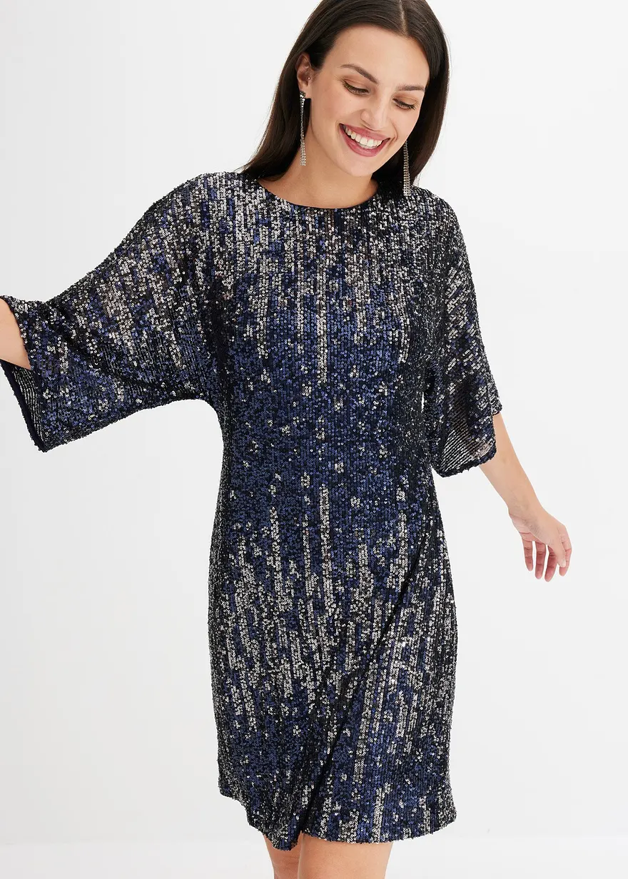 Oversized Paillettenkleid
