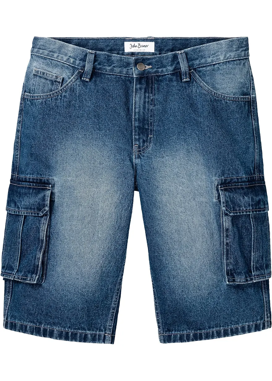 Cargo-Jeans-Longbermuda, Relaxed Fit