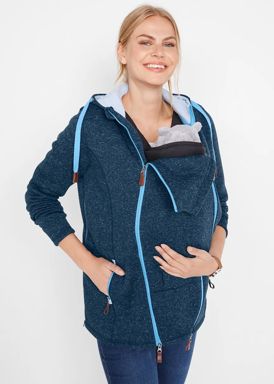 Fleece-Umstands- und Tragejacke