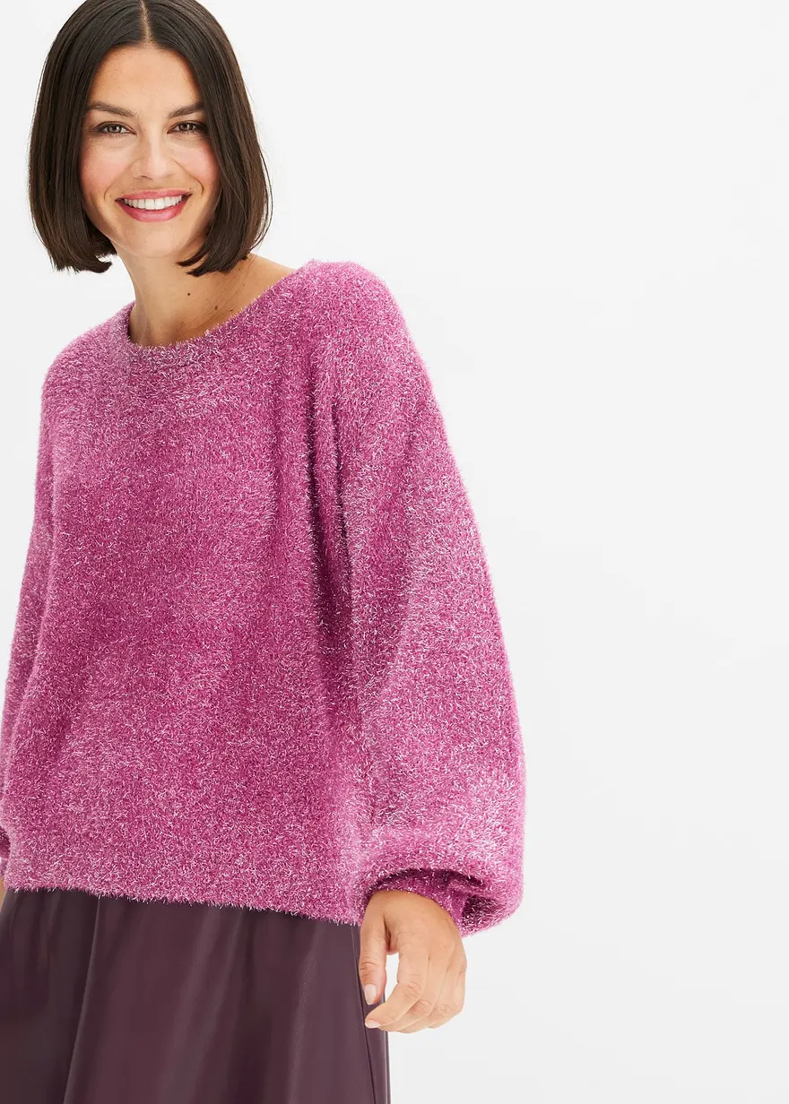 Pullover mit Glitzereffekt