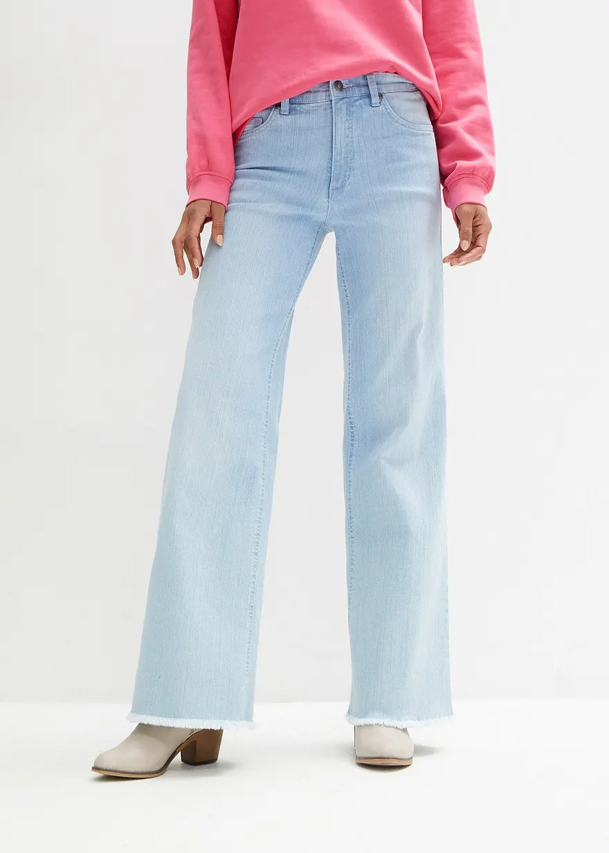 Wide-Leg-Jeans High Waist