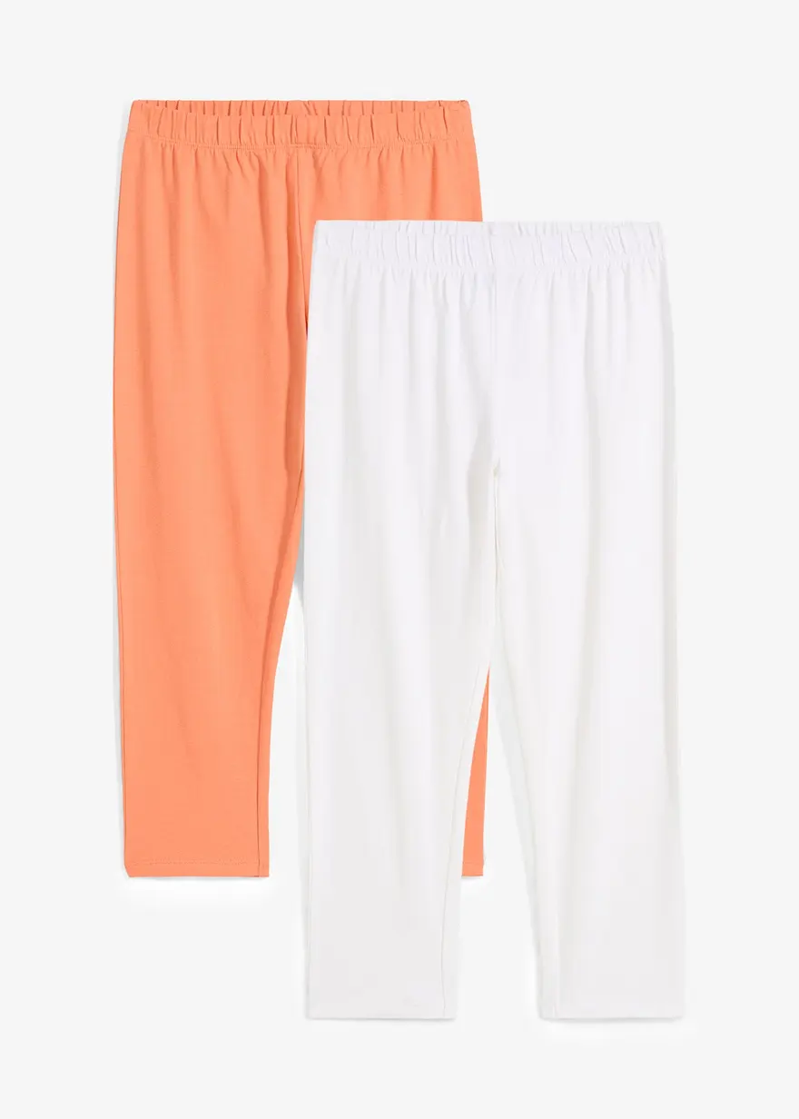Capri-Leggings aus Bio-Baumwoll-Mix (2er Pack)