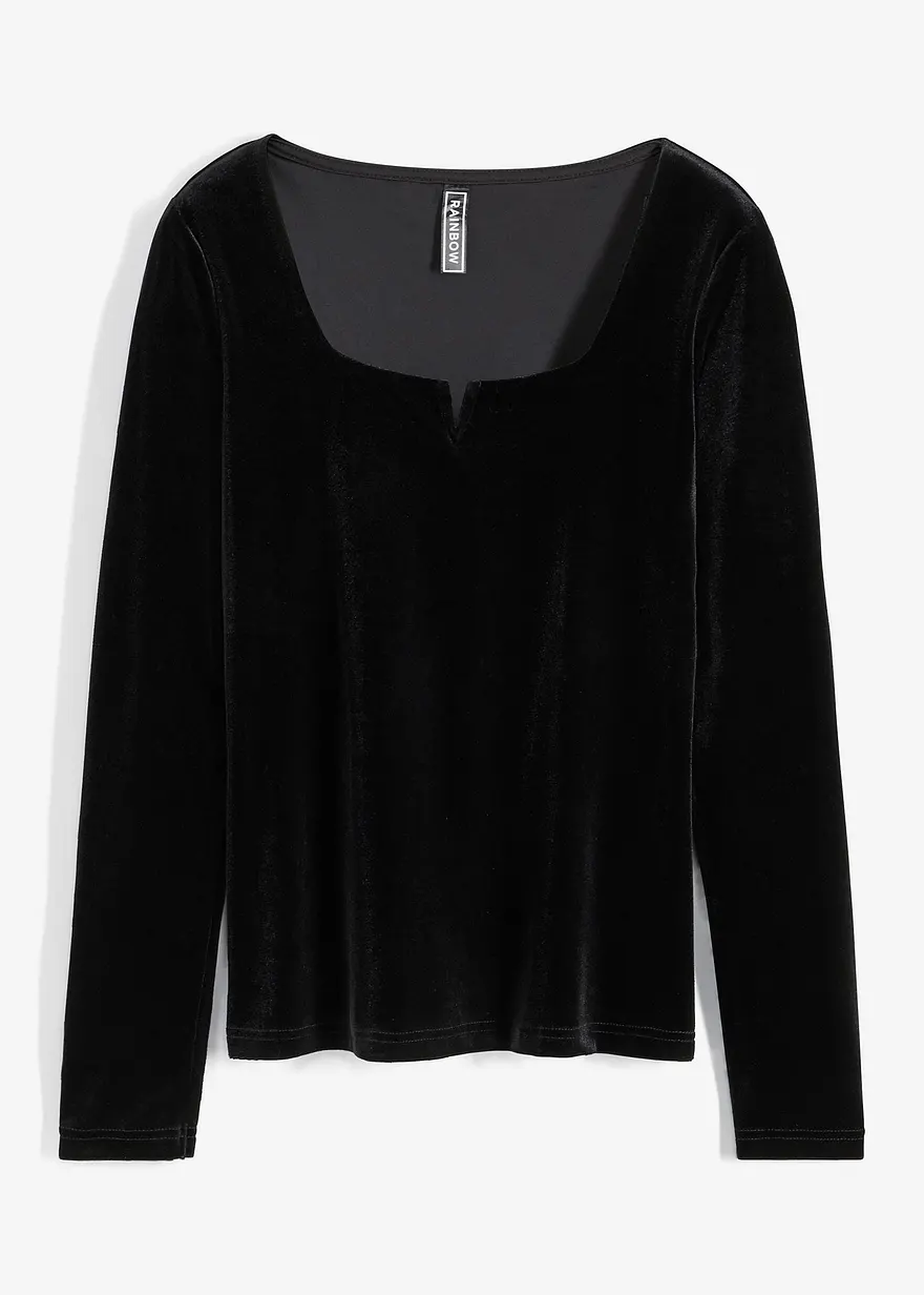 Shirt aus softem Samt