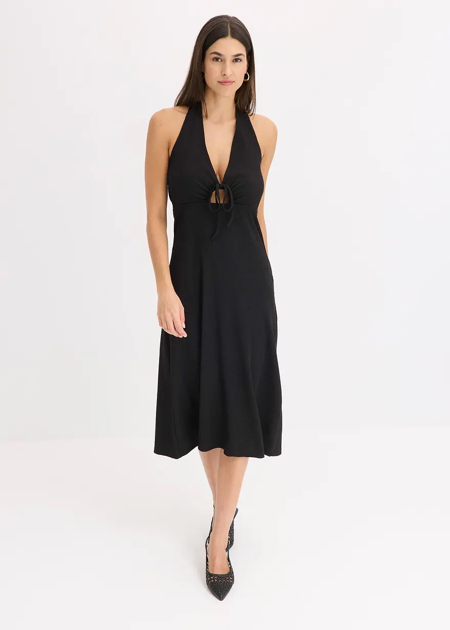 Jerseykleid mit Cutouts