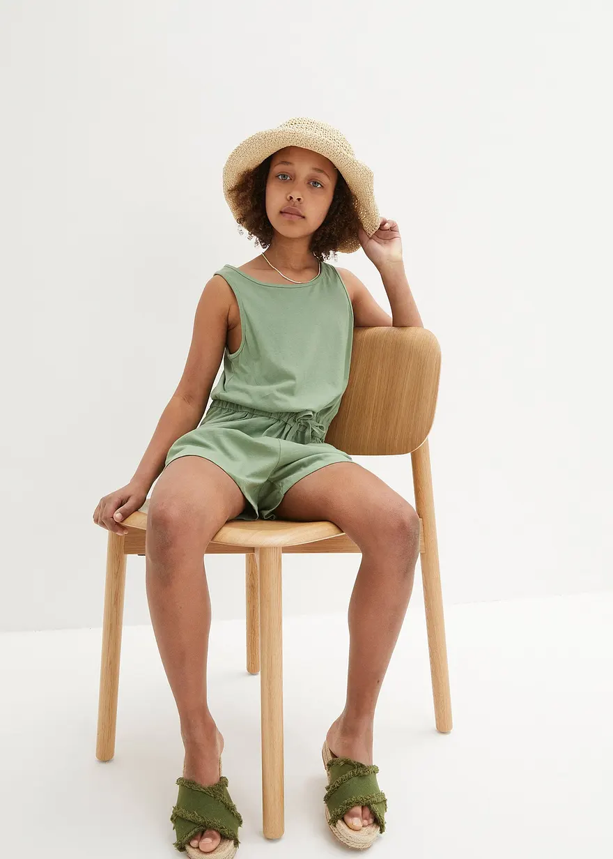 Jersey-Jumpsuit aus reiner Baumwolle
