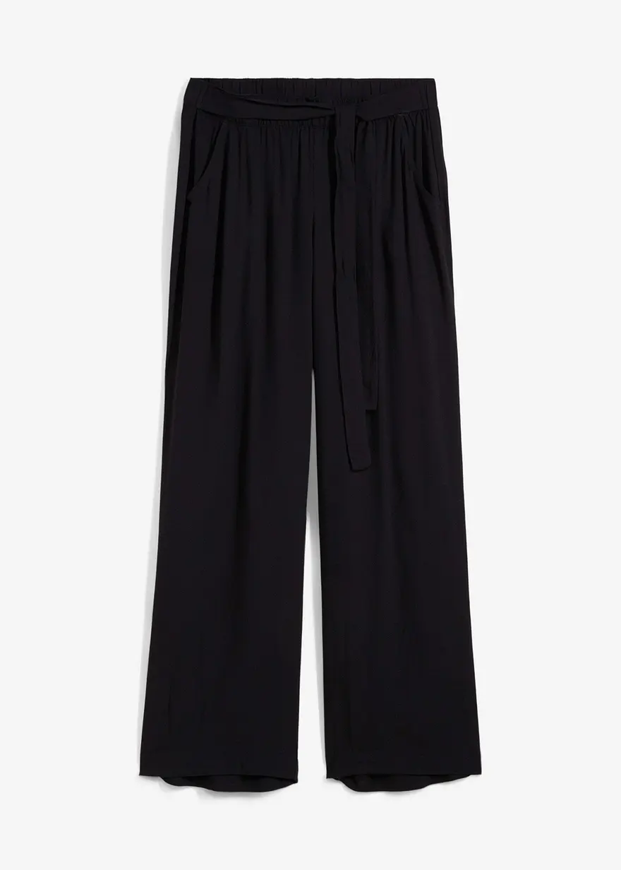 Palazzo-Hose aus softer Viskose