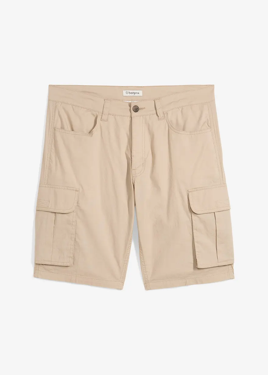 Stretch-Cargo-Bermuda, Regular Fit