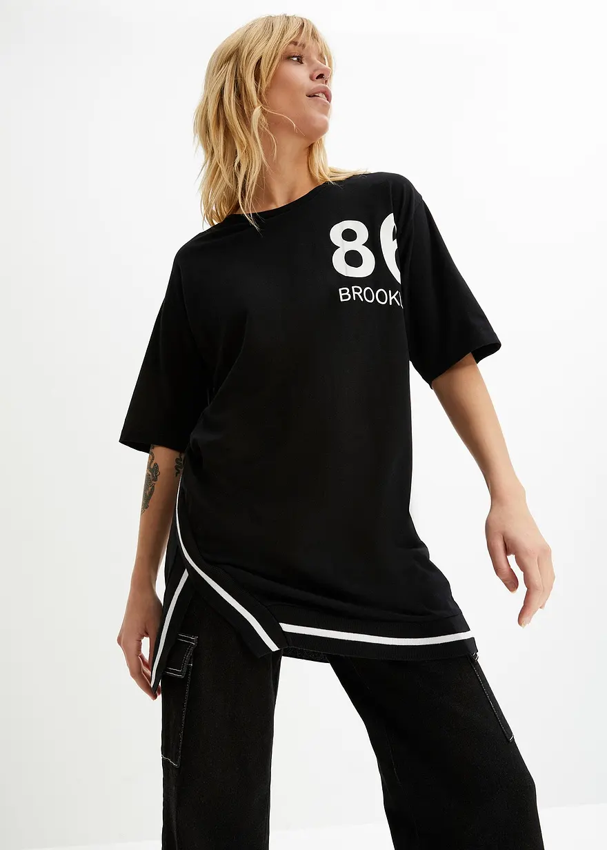 Oversize-Shirt aus softem Viskose-Mix