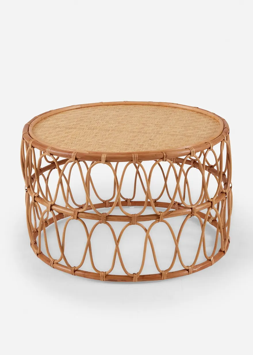 Rattan Couchtisch
