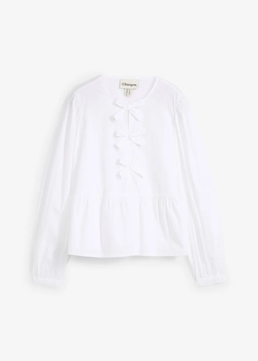 Bluse mit Schleifendetails