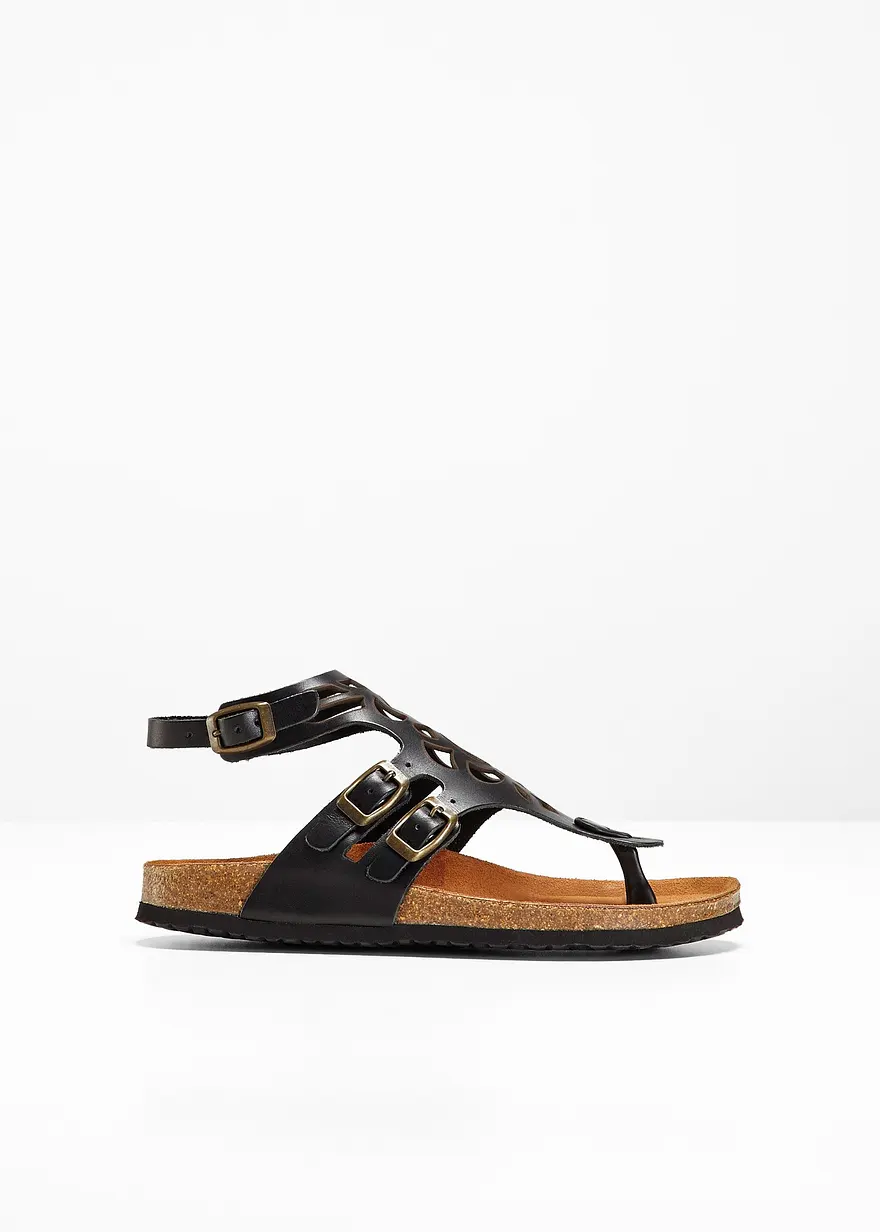 Bequeme Sandale aus Leder