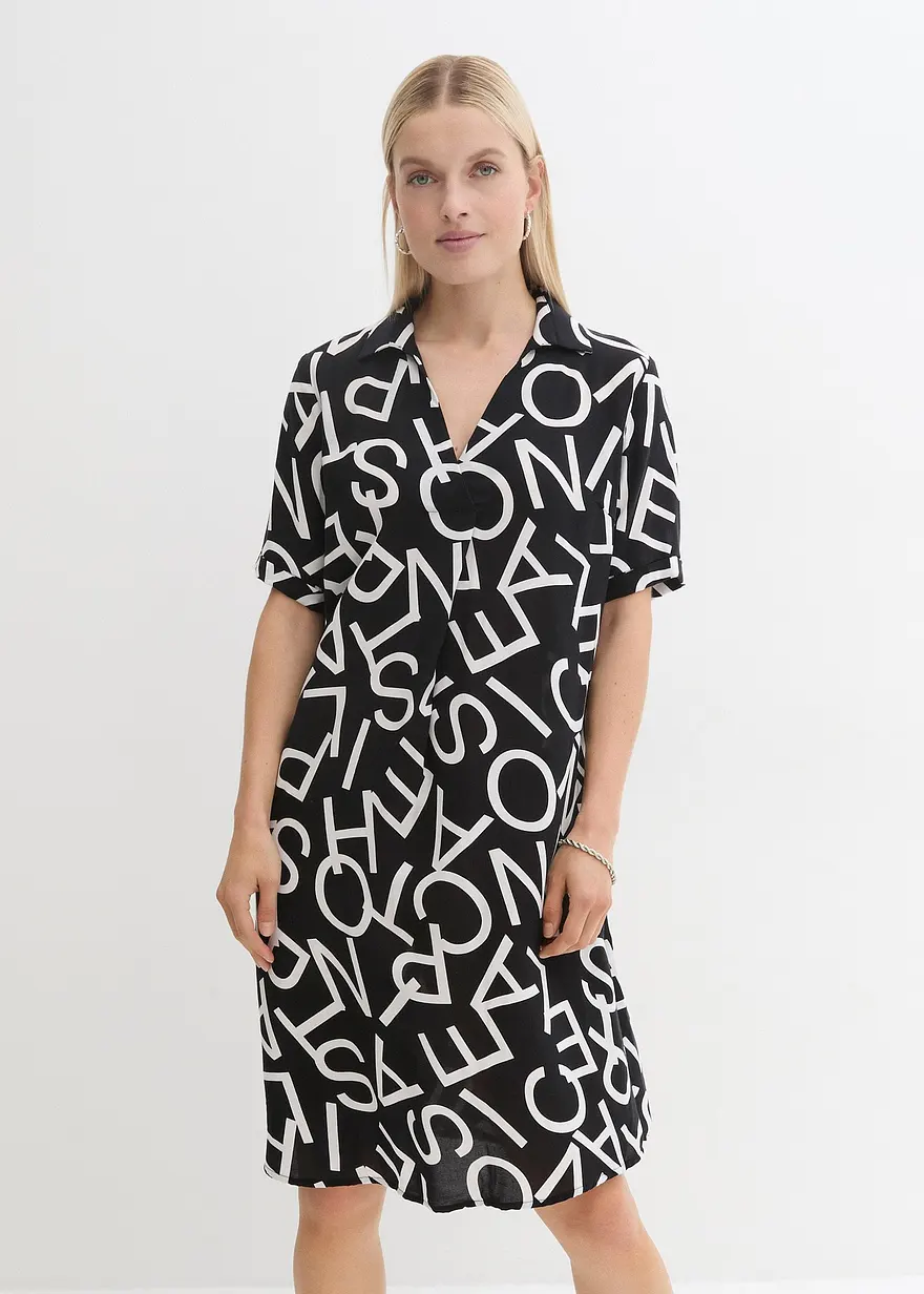 Kleid aus fließender Viskose