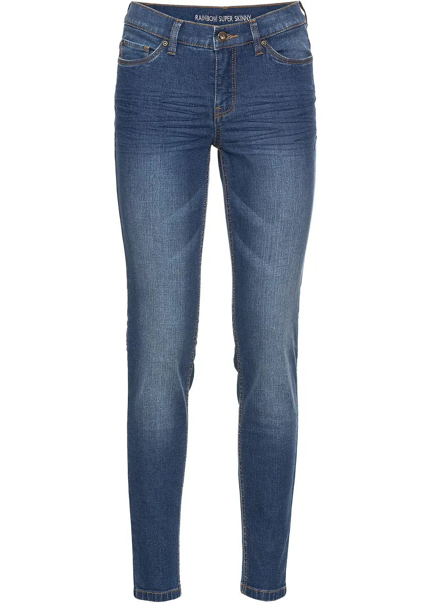 Skinny-Jeans, Mid Waist, cropped