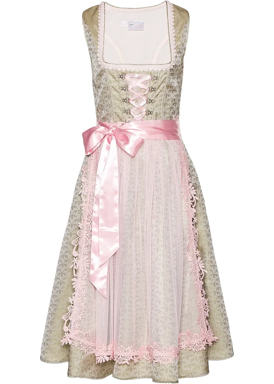 Dirndl mit Perlen (2-tlg.Set)