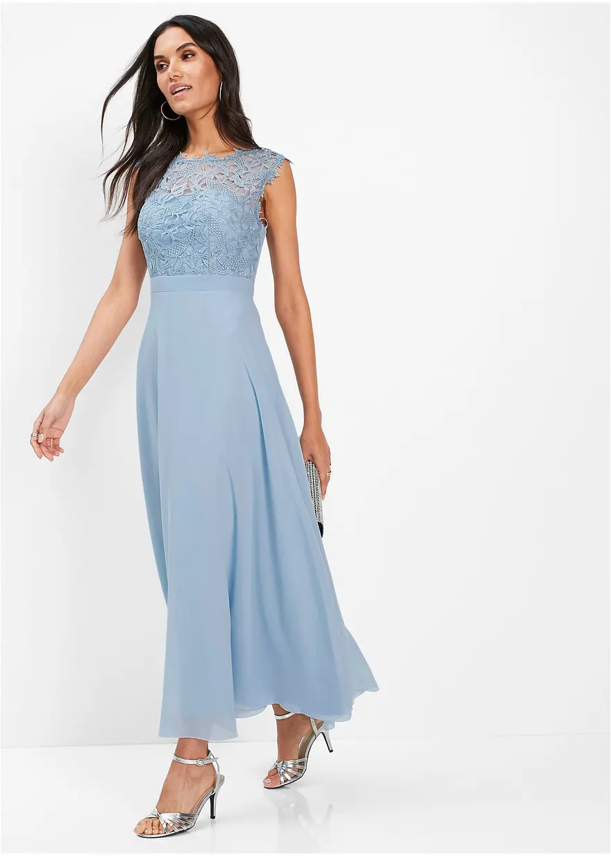 Maxikleid mit Spitze