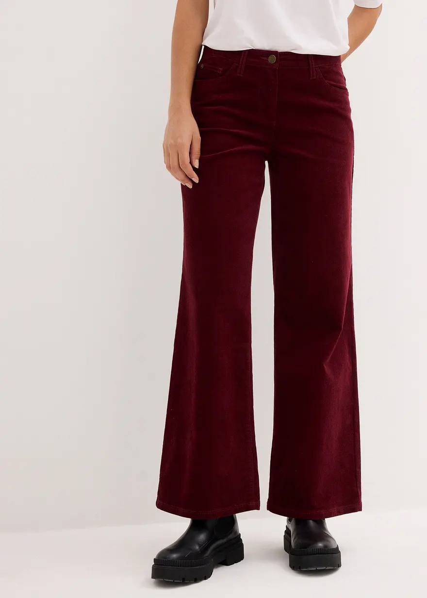 Cordhose im Marlene-Stil