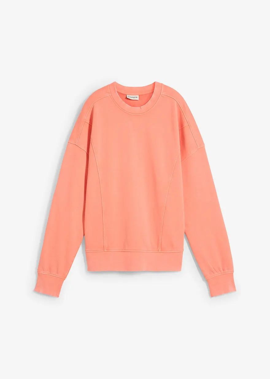 Oversize-Sweatshirt aus weichem Baumwoll-Viskose-Mix
