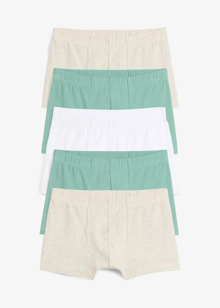 Boxershorts mit weicher Bio-Baumwolle (5er Pack)
