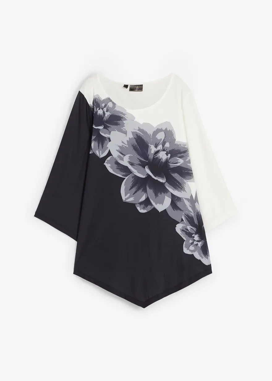 Shirt-Tunika mit Druck