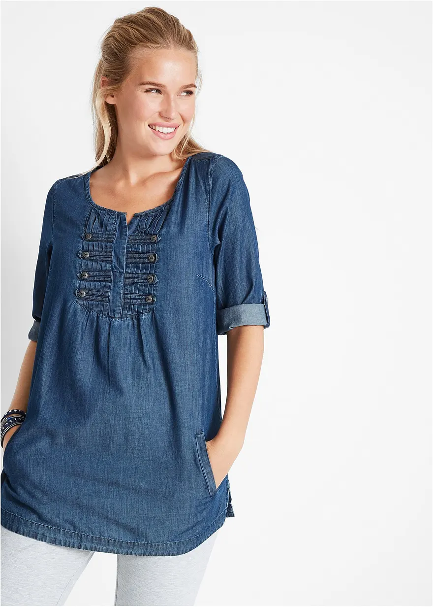 Halbarm-Bluse