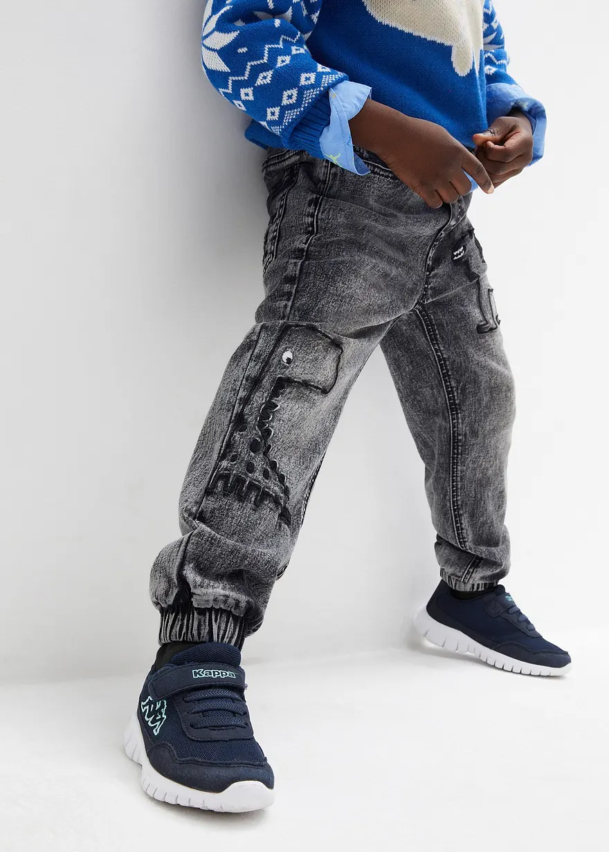 Thermo Regular-Fit-Schlupf-Jeans mit Jerseyfutter